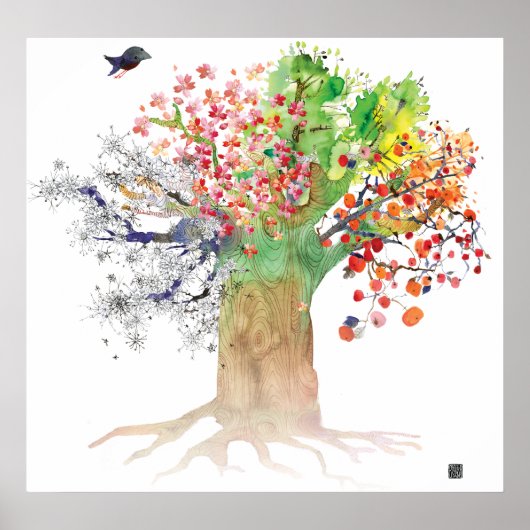 POSTER ARBRESAISONS (Devant)