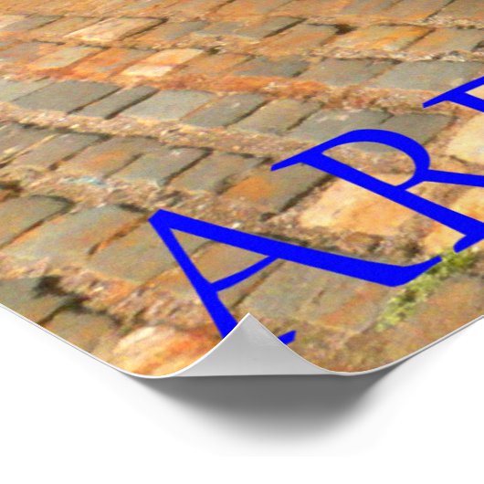 Poster Arbroath Harbour & Marina, Écosse (Coin)