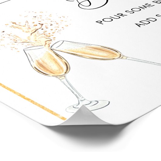 Poster Arc Arc Boho Or Floral Script Mimosa Bar (Coin)