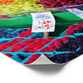 Poster Arc arc-en-ciel aux fruits (Coin)