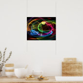 Poster Arc arc-en-ciel biologique (Cuisine)