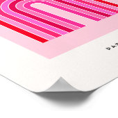 Poster Arc Arc Rouge Et Rose De Preppy Arc Arc Arc Arc Ar (Coin)