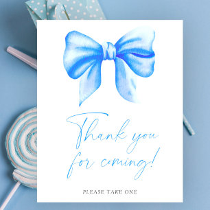Poster Arc bleu - Merci pour l'affiche à venir