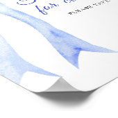 Poster Arc bleu - Merci pour l'affiche à venir (Coin)