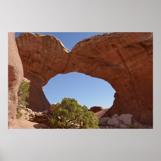 Poster Arc brisé à Arches National Park (Devant)