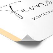 Poster Arc d'automne - faveurs de la mariée s'il vous pla (Coin)