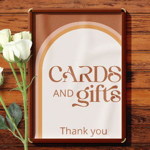 Poster Arc de terre moderne Typographie cartes et cadeaux