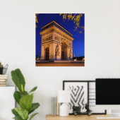 Poster Arc de Triomphe (Bureau à domicile)