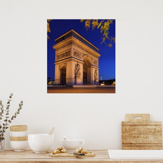 Poster Arc de Triomphe (Cuisine)