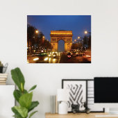 Poster Arc de Triomphe (Bureau à domicile)