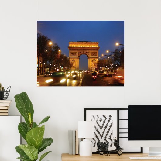 Poster Arc de Triomphe (Bureau à domicile)