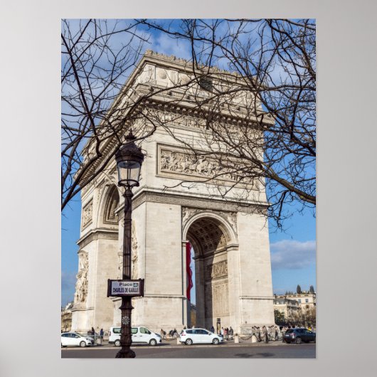 Poster Arc de Triomphe à Paris, France (Devant)