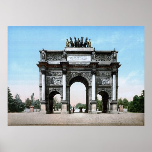 Poster Arc de Triomphe du Carrousel (Devant)