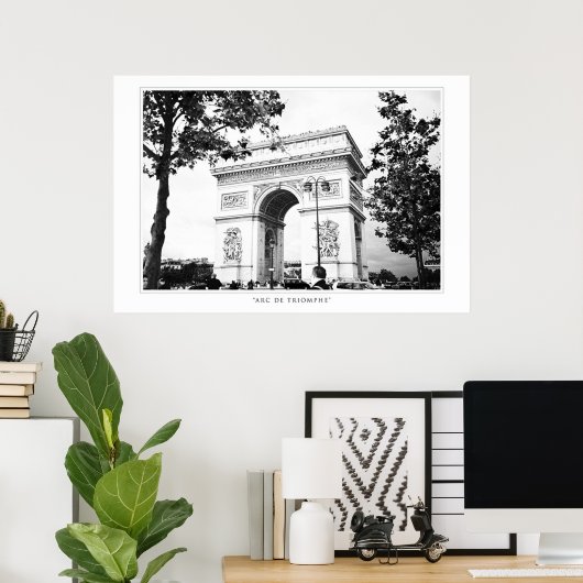 Poster Arc de Triomphe Imprimer (Bureau à domicile)