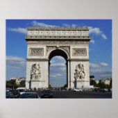Poster Arc de Triomphe Paris (Devant)