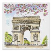 Poster Arc de Triomphe (Paris) (Devant)