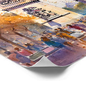 Poster Arc De Triomphe Paris Art (Coin)