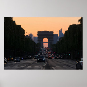 Poster Arc de Triomphe – Paris – Champs-Élysées L'Arc