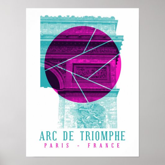 Poster Arc De Triomphe Paris France (Devant)