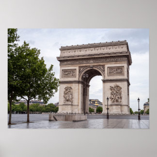 Poster Arc de Triomphe Paris France Monument