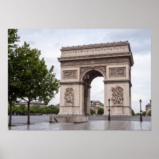 Poster Arc de Triomphe Paris France Monument (Devant)