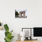 Poster Arc de Triomphe Paris France Monument (Bureau à domicile)