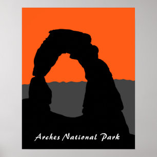 Poster Arc délicat dans le parc national des Arches - Uta