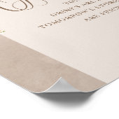 Poster Arc d'Ivoire Fleur sauvage moderne Boho Open Bar (Coin)