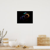 Poster Arc en arc-en-ciel 3D (Cuisine)