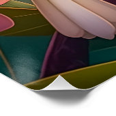 Poster Arc en arc-en-ciel Jay Imaginaire Bird (Coin)