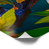 Poster Arc en arc-en-ciel Jay Imaginaire Bird (Coin)