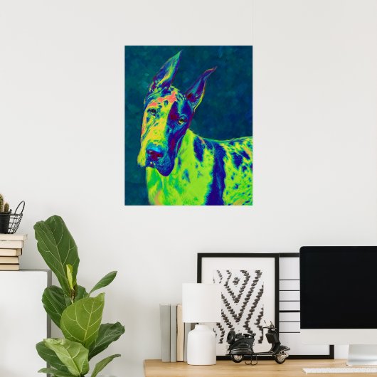 Poster arc-en-ciel (Bureau à domicile)