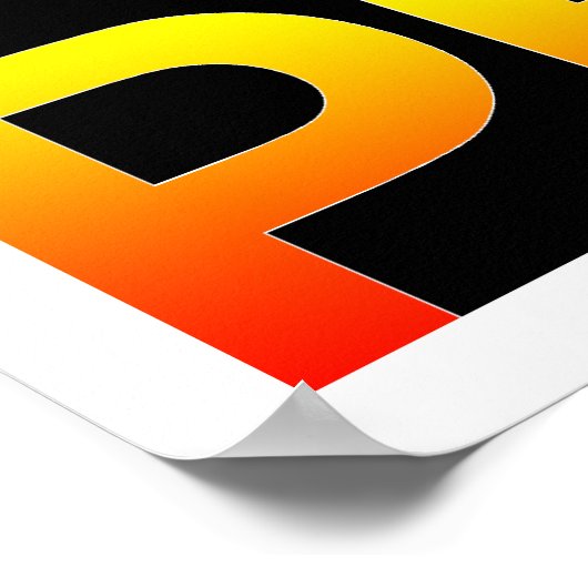 Poster arc-en-ciel (Coin)