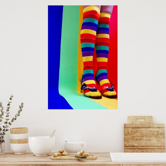 Poster Arc-en-ciel (Cuisine)