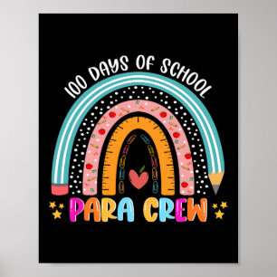 Poster Arc-En-Ciel 100 Jours De Para De L'École Lover 100