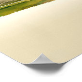 Poster Arc-en-ciel Abstrait après la pluie aquarelle (Coin)