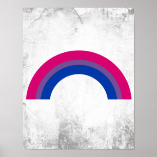 Poster Arc-en-ciel bisexuel