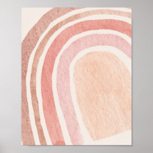 Poster arc-en-ciel Boho