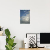 Poster Arc en ciel, car avec Dieu rien n'est impossible (Bureau à domicile)