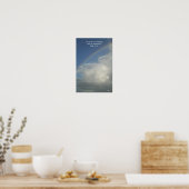 Poster Arc en ciel, car avec Dieu rien n'est impossible (Cuisine)