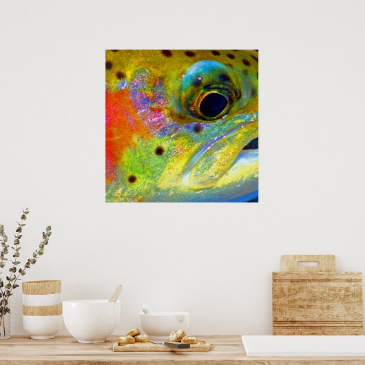 Poster "Arc en ciel céleste" (Cuisine)