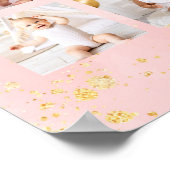 Poster Arc-en-ciel coloré Anniversaire photo Jalon Signal (Coin)