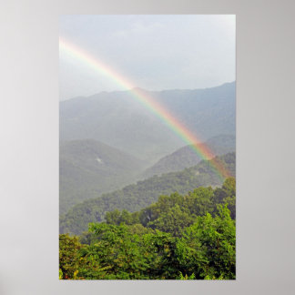 Poster Arc en ciel dans les Smokies