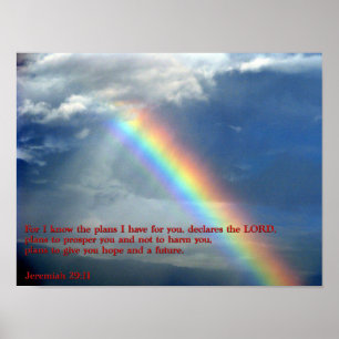 Poster Arc-en-ciel de 29:11 de Jérémie