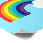 Poster Arc en ciel de Kawaii (Coin)