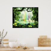 Poster Arc-en-ciel de la jungle (Cuisine)
