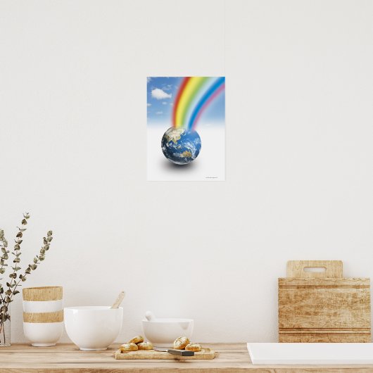 Poster Arc en ciel de la Terre (Cuisine)