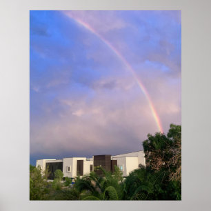 Poster Arc-en-ciel de Las Vegas après la tempête