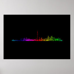 Poster Arc-en-ciel de Toronto