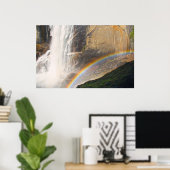 Poster Arc-en-ciel devant la cascade (Bureau à domicile)